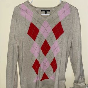 GREAT CONDITION Banana Replacement Pink and red Design Sweater